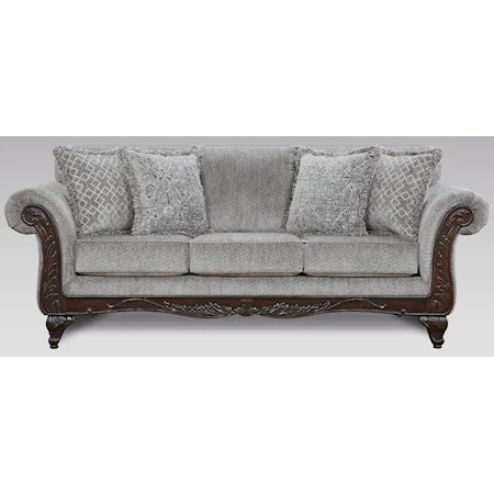 Slate Upholstered Sofa