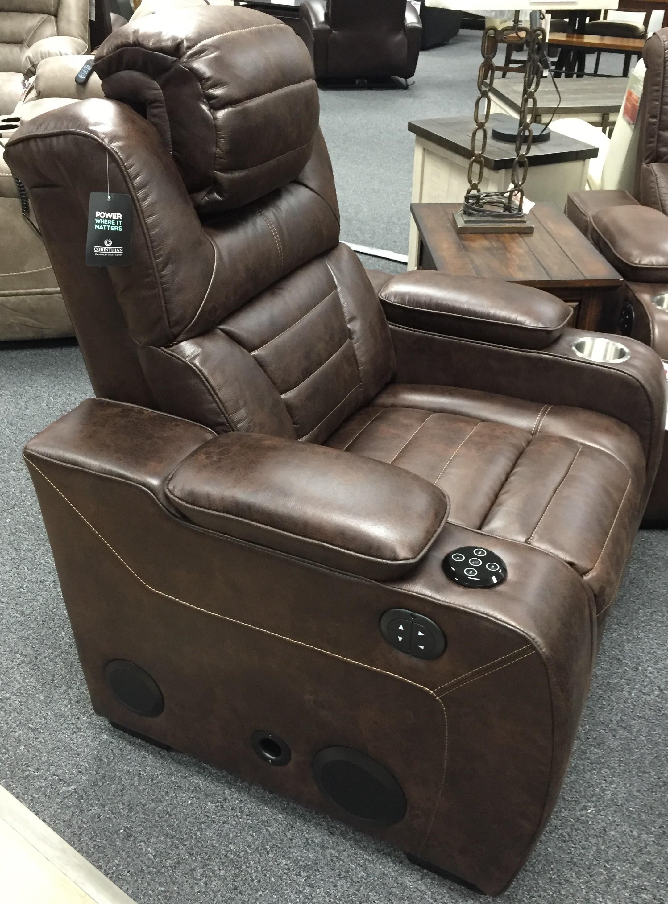 Leather recliner with bluetooth speakers new arrivals