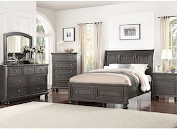 B1061 Geey Queen 7pc Bedroom Group