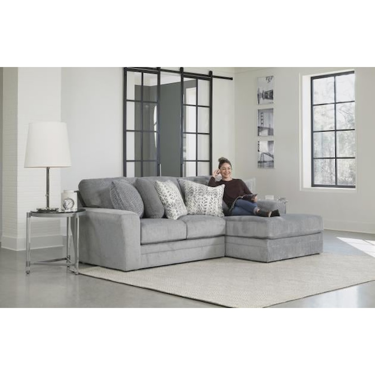 Jackson Furniture 2477 GLACIER 2477 Sofa/Chaise 2pc