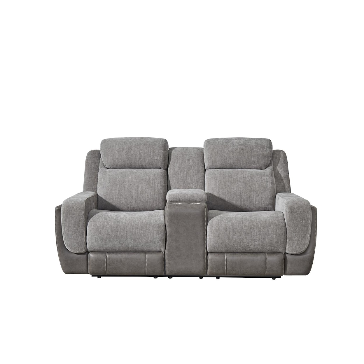 Corinthian 5040 Dual Recliner Group Dual Power Console Reclining Loveseat