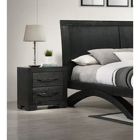 Glory Furniture Lorana G6502-N Nightstand , Metalic Black, 1 - Harris Teeter