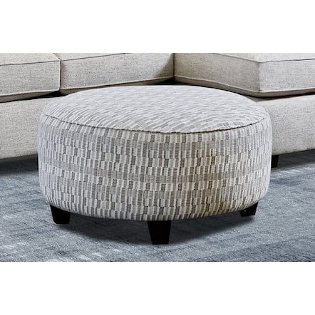 Peak Living 16507 Sofa Chaise 165 Round Ottoman