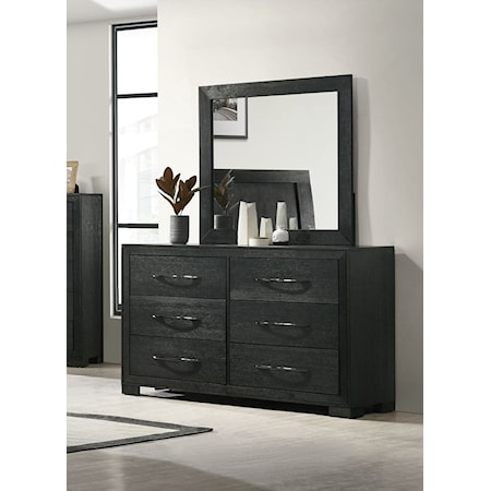 6-Drawer Dresser In Black