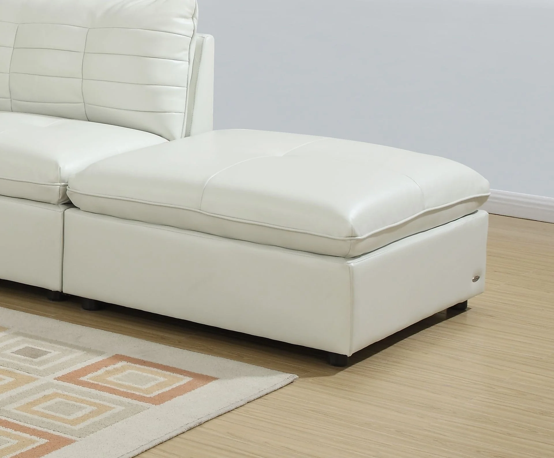 Lifestyle Linen Modular Sectional 125117192 Ottoman Furniture Fair North Carolina Ottomans