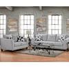 Affordable Furniture 4100 Herringbone Silver Silver Loveseat