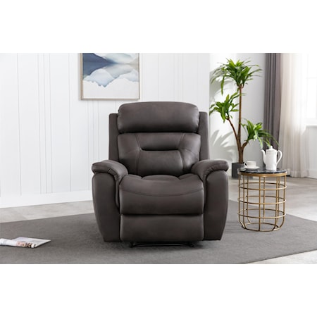 Charcoal Glider Recliner