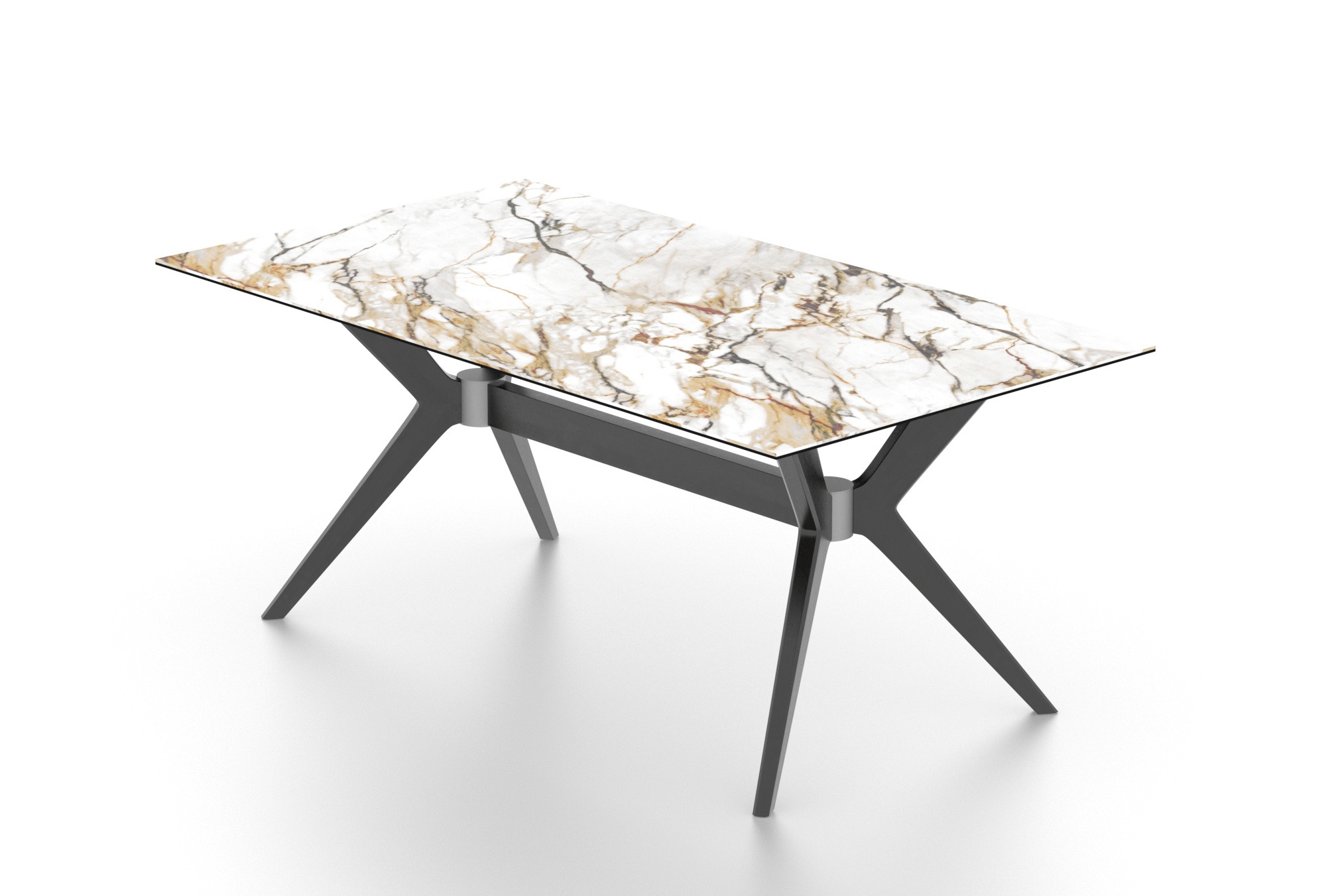 Rectangular porcelain table