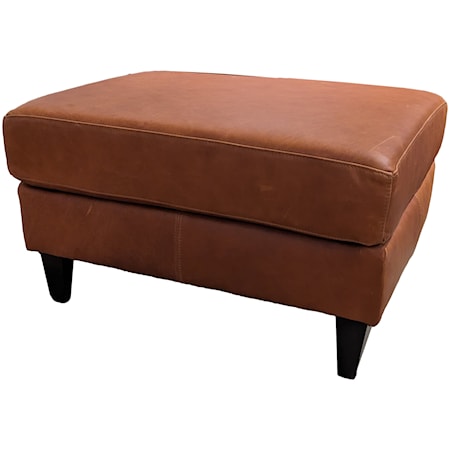 Leather Ottoman