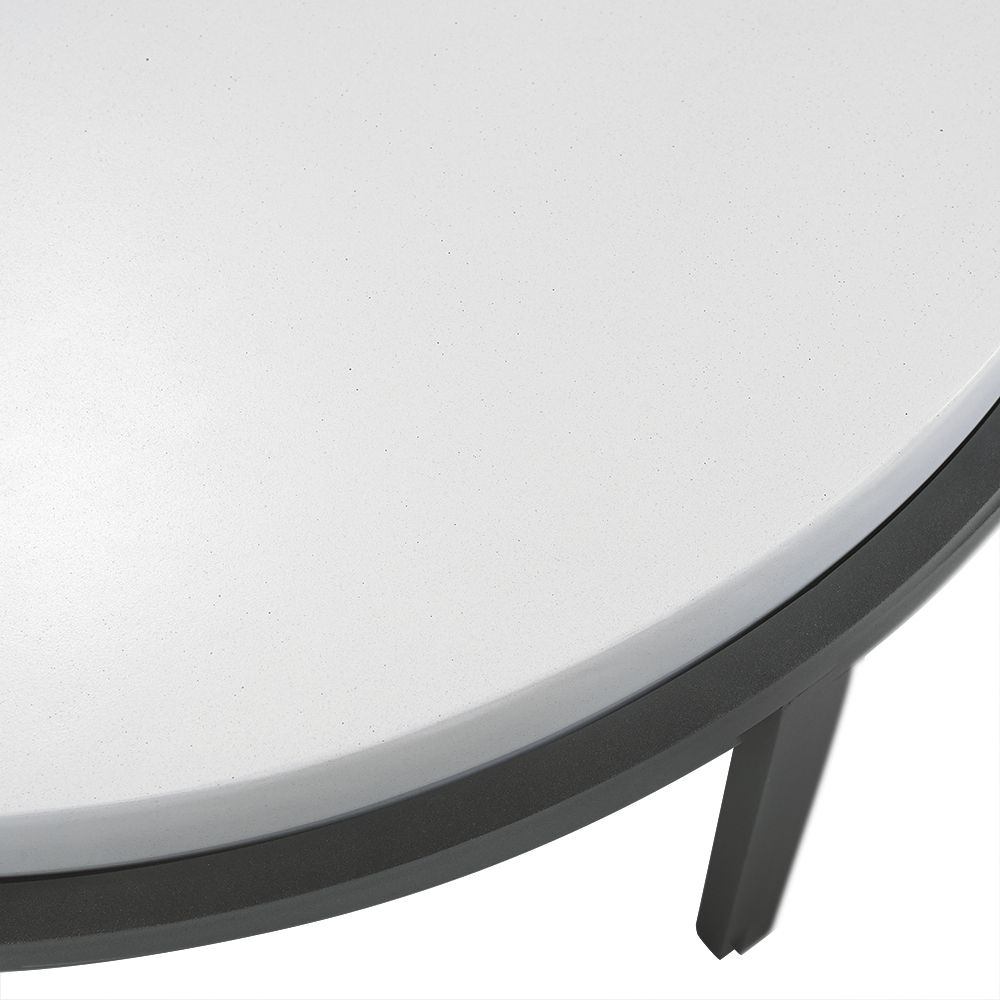 Round Stone Top Cocktail Table