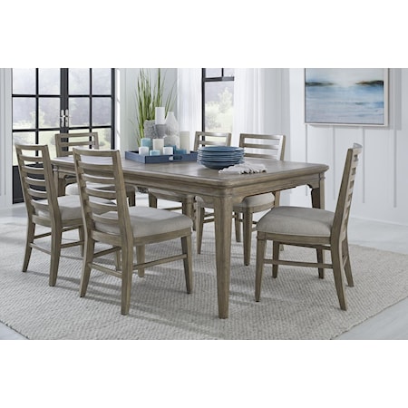 Rectangle table with 6 Side Chairs