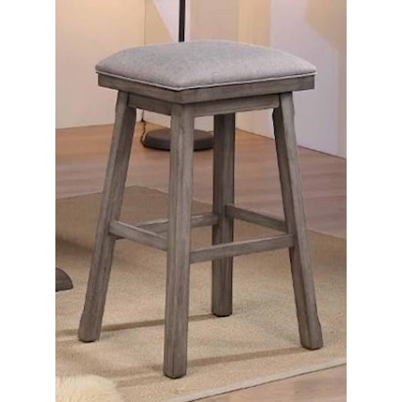 Saddle Upholstered Bar Stool