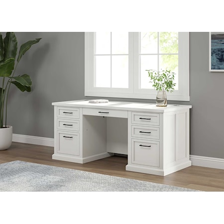 Double Pedestal Desk