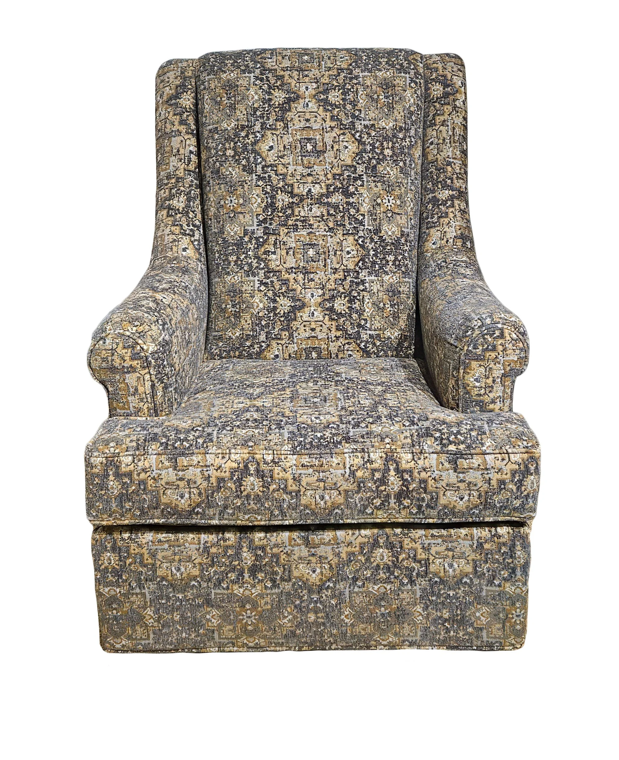 Lancer Stand Alone Chairs and Ottomans 1074422 Transitional Swivel