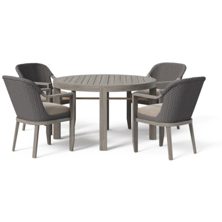 Agio Vestavia 9955433 Table/ 4 Chairs | Johnny Janosik | Outdoor Dining Set