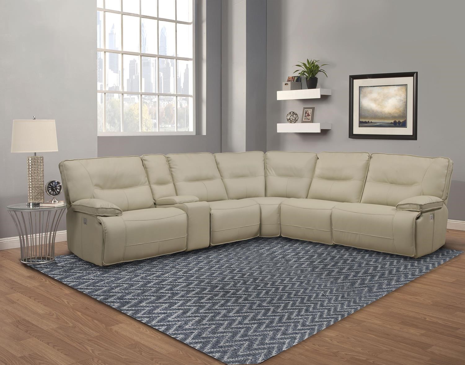 6 PC Power Sectional