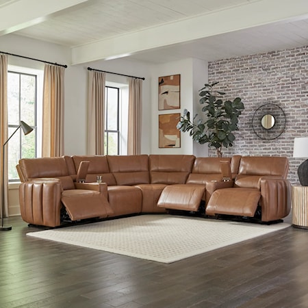 7PC Power Sectional