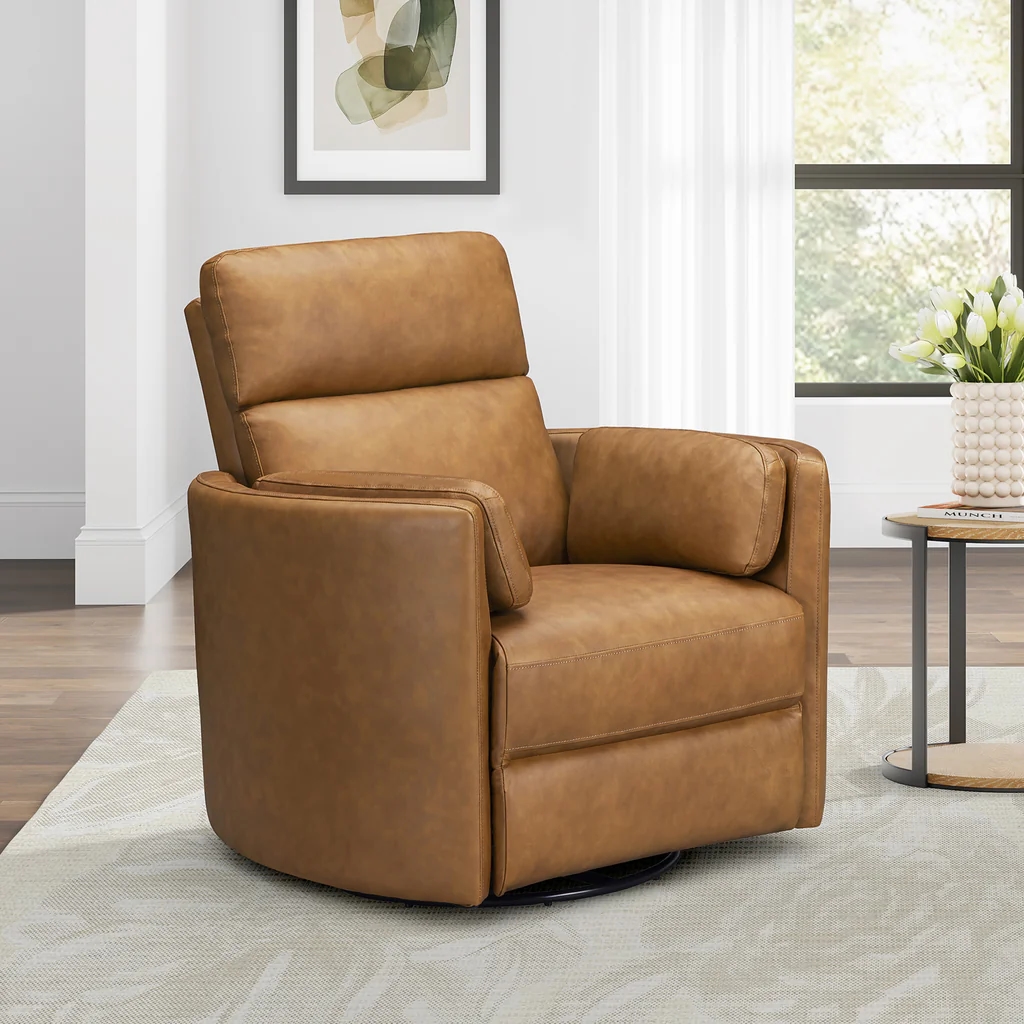 Power Cordless Swivel Glider Recliner