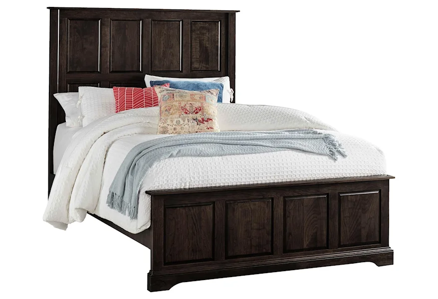 Carriage Solid Wood Queen-Size Bed by Daniel's Amish at Johnny Janosik