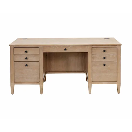 Double Pedestal Desk