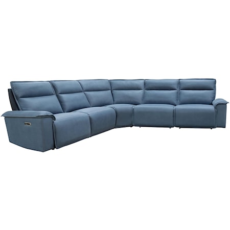 5pc Power Reclining Sectional