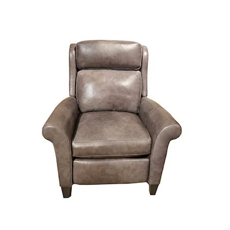 Casual Motorized Recliner Chair with Power Headrest