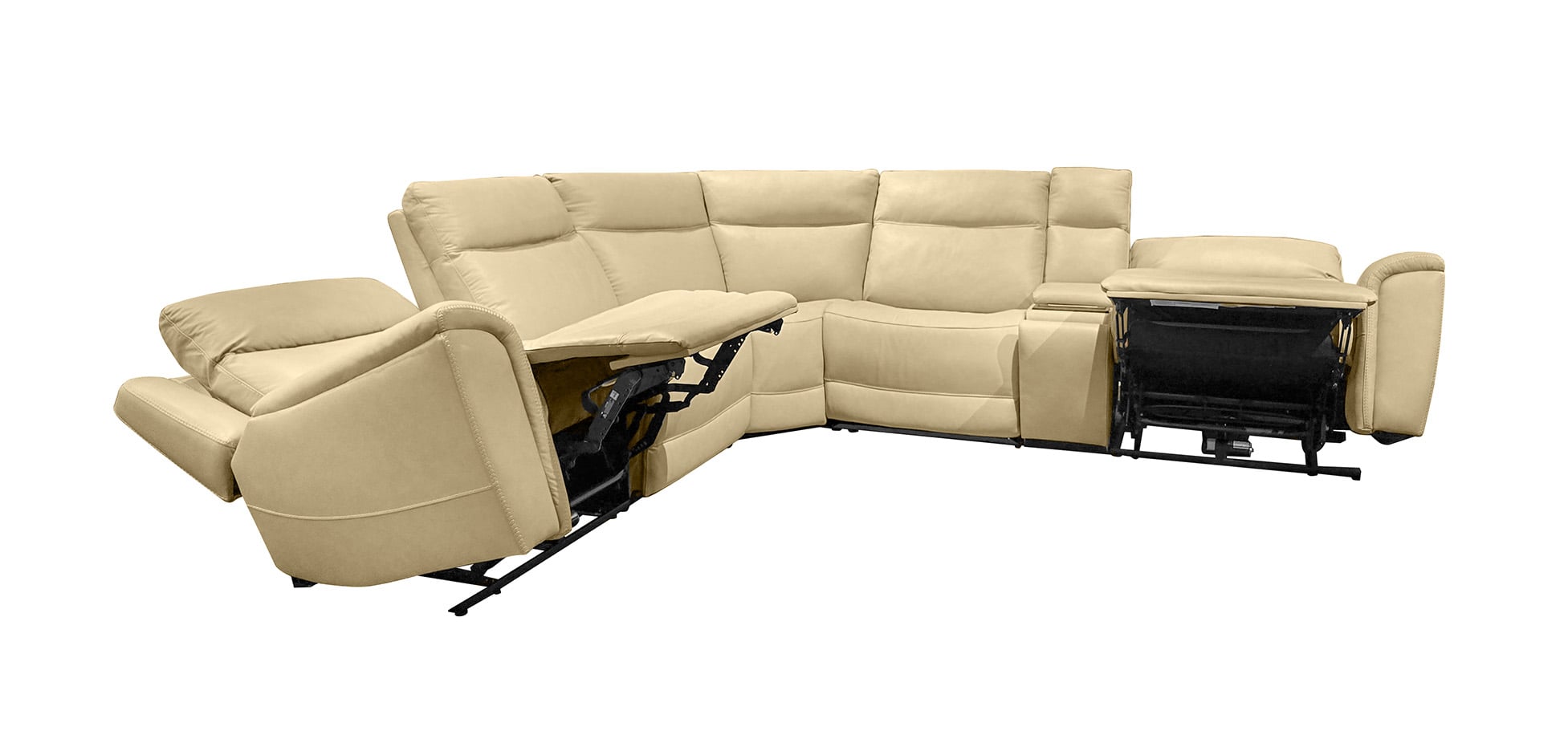 6 Piece Power Reclining Sectional