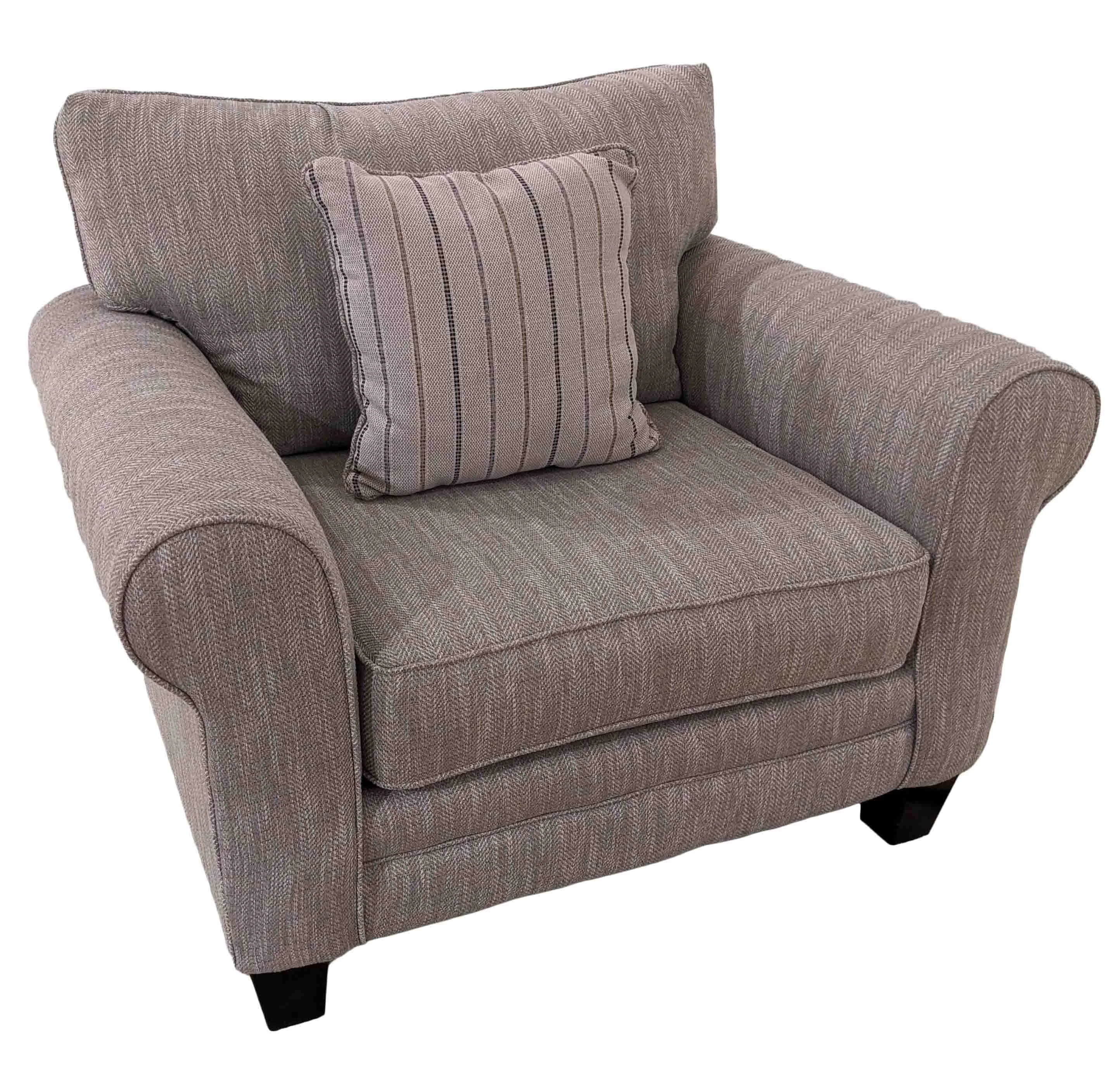 Kent Home Furnishings 1140 VANDY HEATHER 1061157 Chair 1/2 Johnny Janosik Uph Chair & a halfs