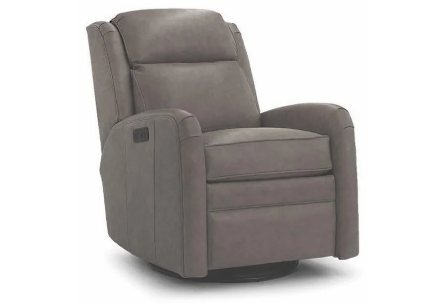 734 Power Swivel Recliner by Smith Brothers at Johnny Janosik