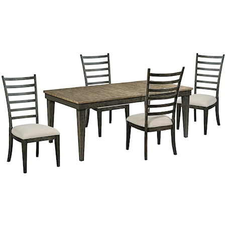 Table and 4 Side Chairs