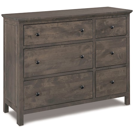 6-Drawer Combo Dresser