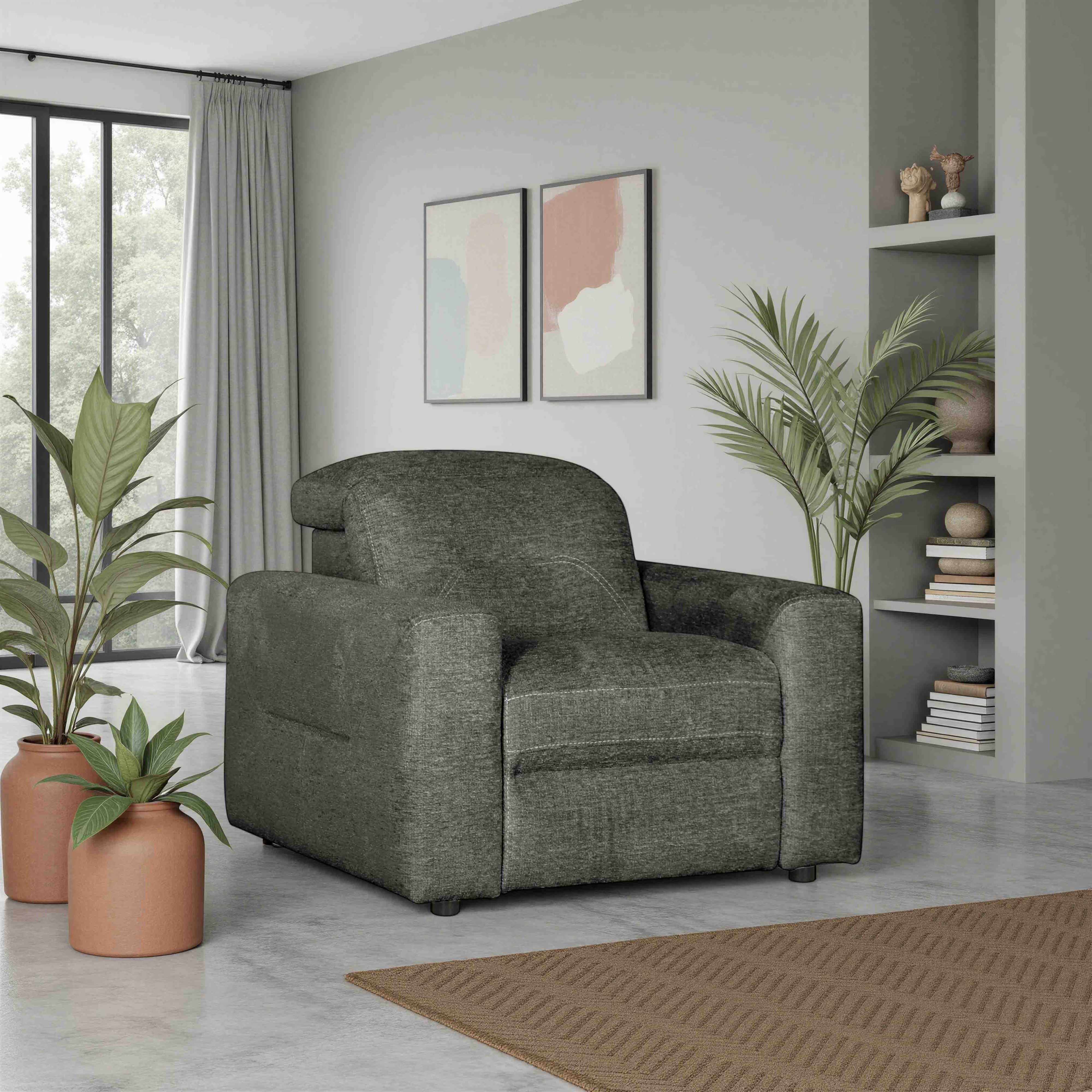 Loft IQ Ruger 9912507 6 Piece Power Reclining Sectional | Johnny