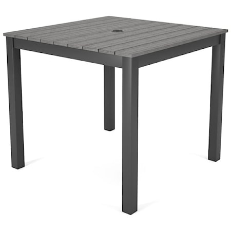 33" Square Outdoor Counter Table