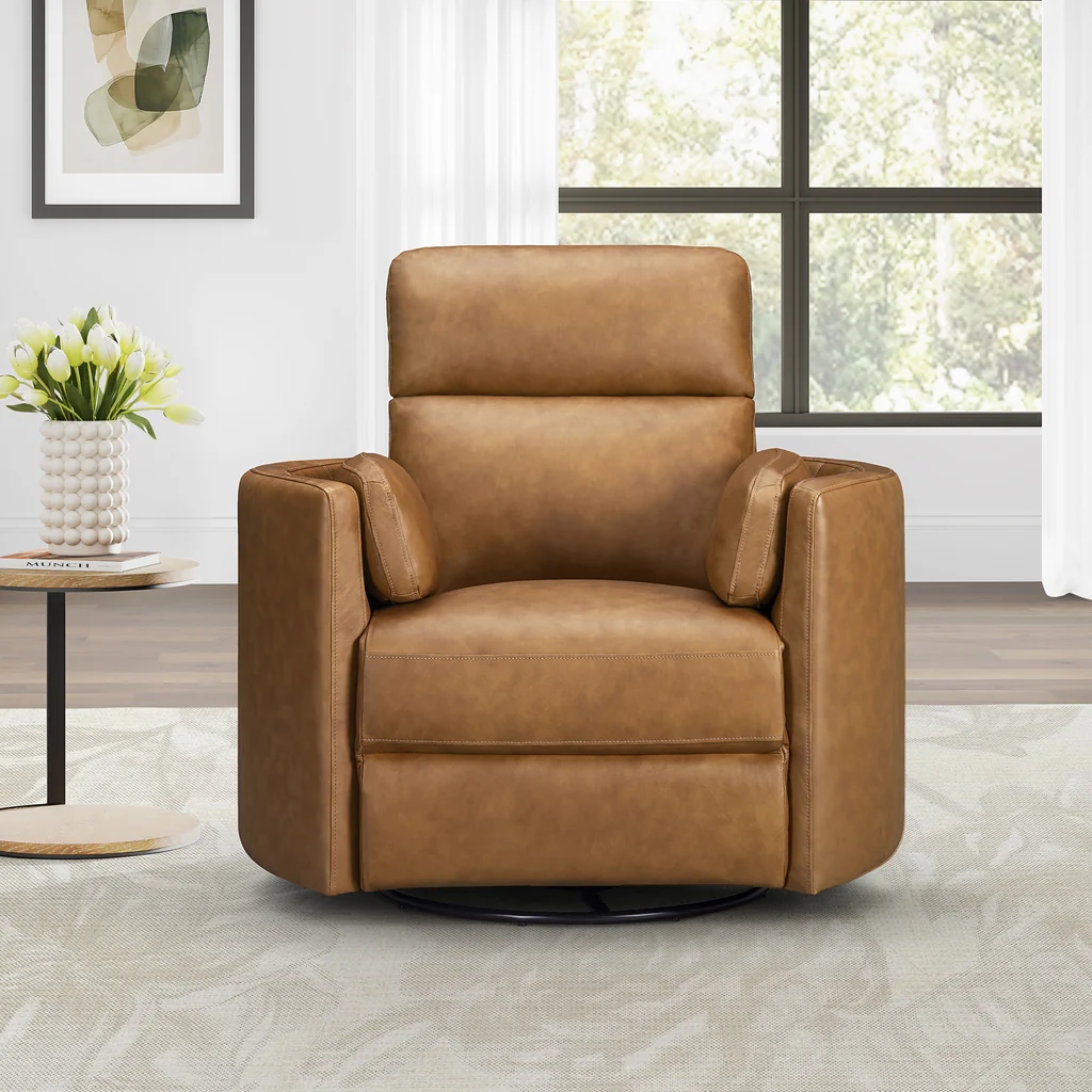 Power Cordless Swivel Glider Recliner
