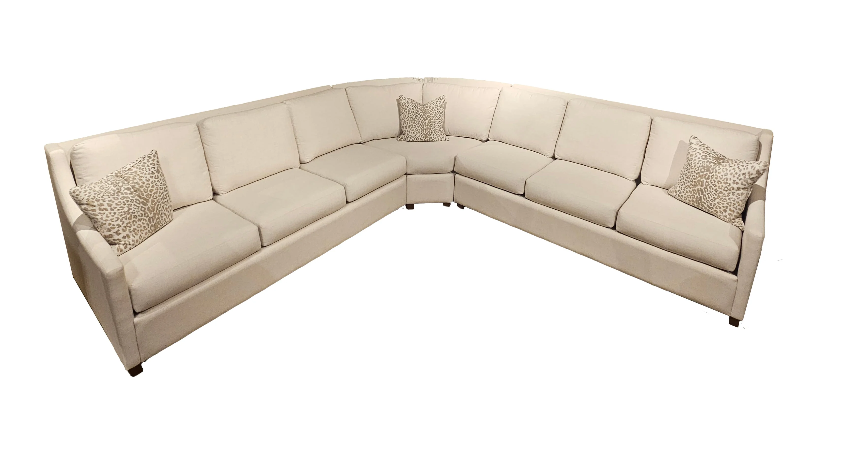 Capris Furniture Bliss Linen 9910437 3PC Sectional Johnny Janosik