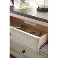 Built-in Outlets and USB Ports Support Modern Technology
