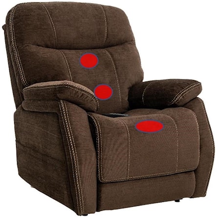 Heated Lay Flat Lift Chair