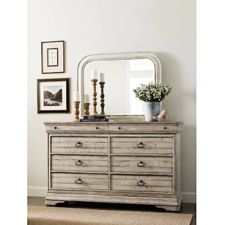 Dresser and Mirror