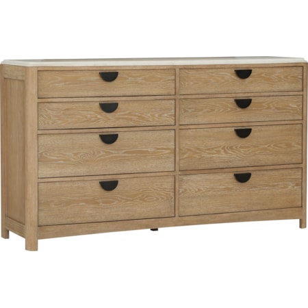 dresser with felt lined drawers Aspenhome Caroline I3210-453-BCK Transitional 8-Drawer Dresser with Felt- Lined and Cedar-Lined Drawers | Walker's Furniture