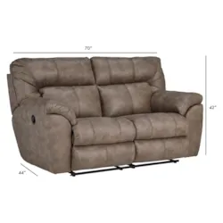 Catnapper harrison 1440356 faux leather recliner | Johnny Janosik