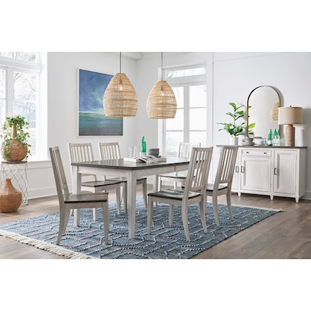 Rectangle Table with 4 Chairs