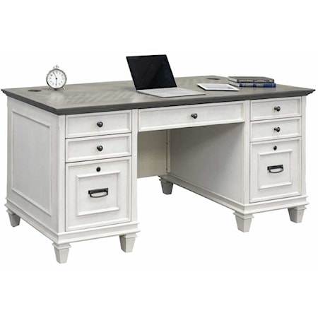 Double Pedestal Desk