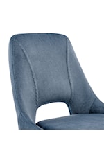 Armen Living Lexi Set of 2 Contemporary Velvet Side Chairs