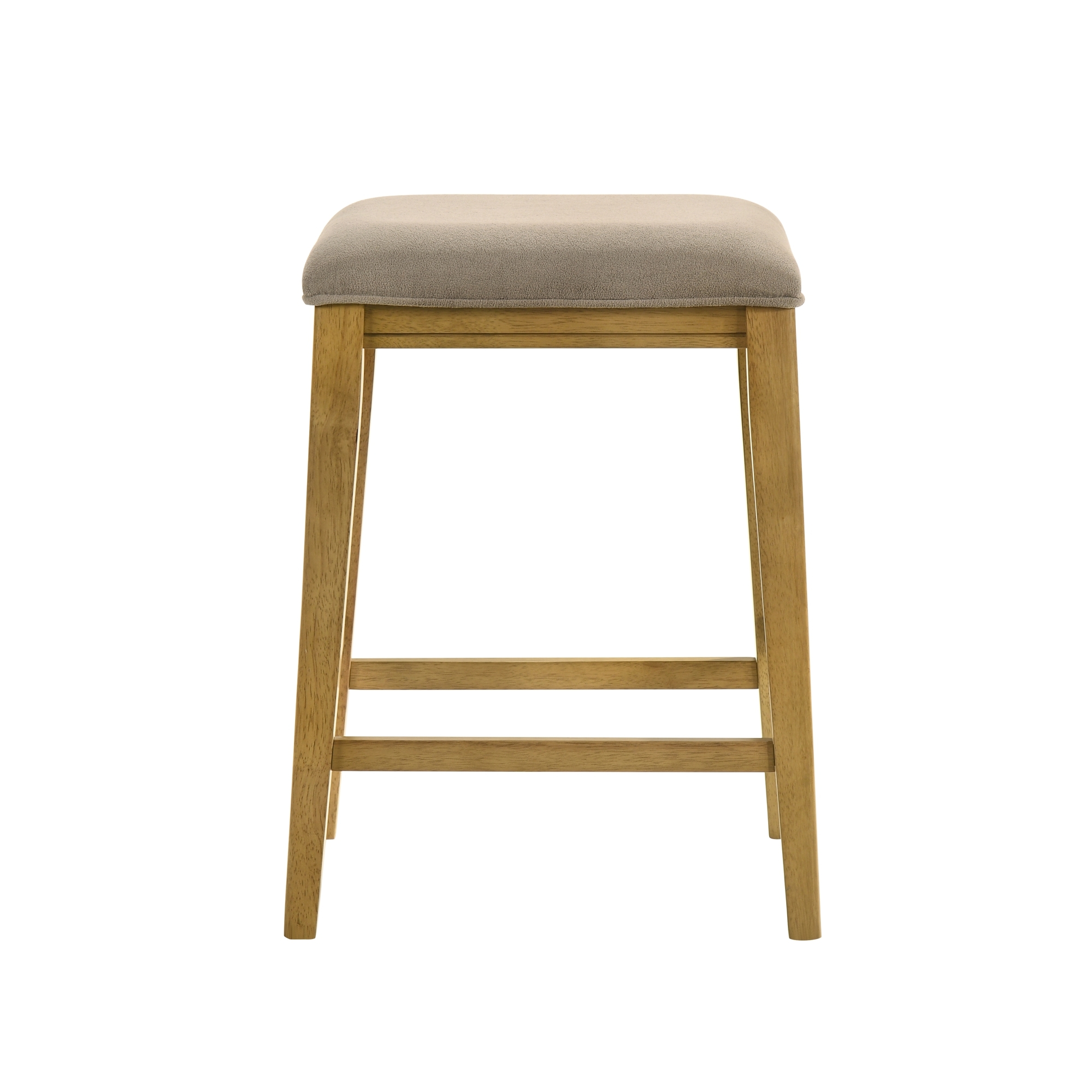 Armen Living Jane Upholstered Backless Counter Stool