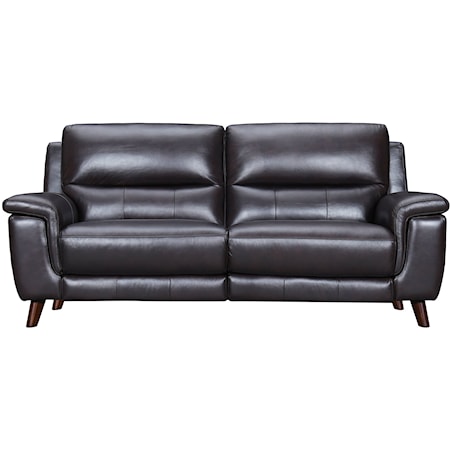 Leather 2-Cushion Sofa