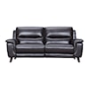 Armen Living Lizette Leather 2-Cushion Sofa