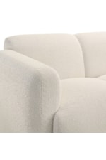 Armen Living Sierra Contemporary 3-pc. Fully-Upholstered Living Room Set with Rounded Track Arms