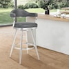 Armen Living Amador Swivel Bar Stool