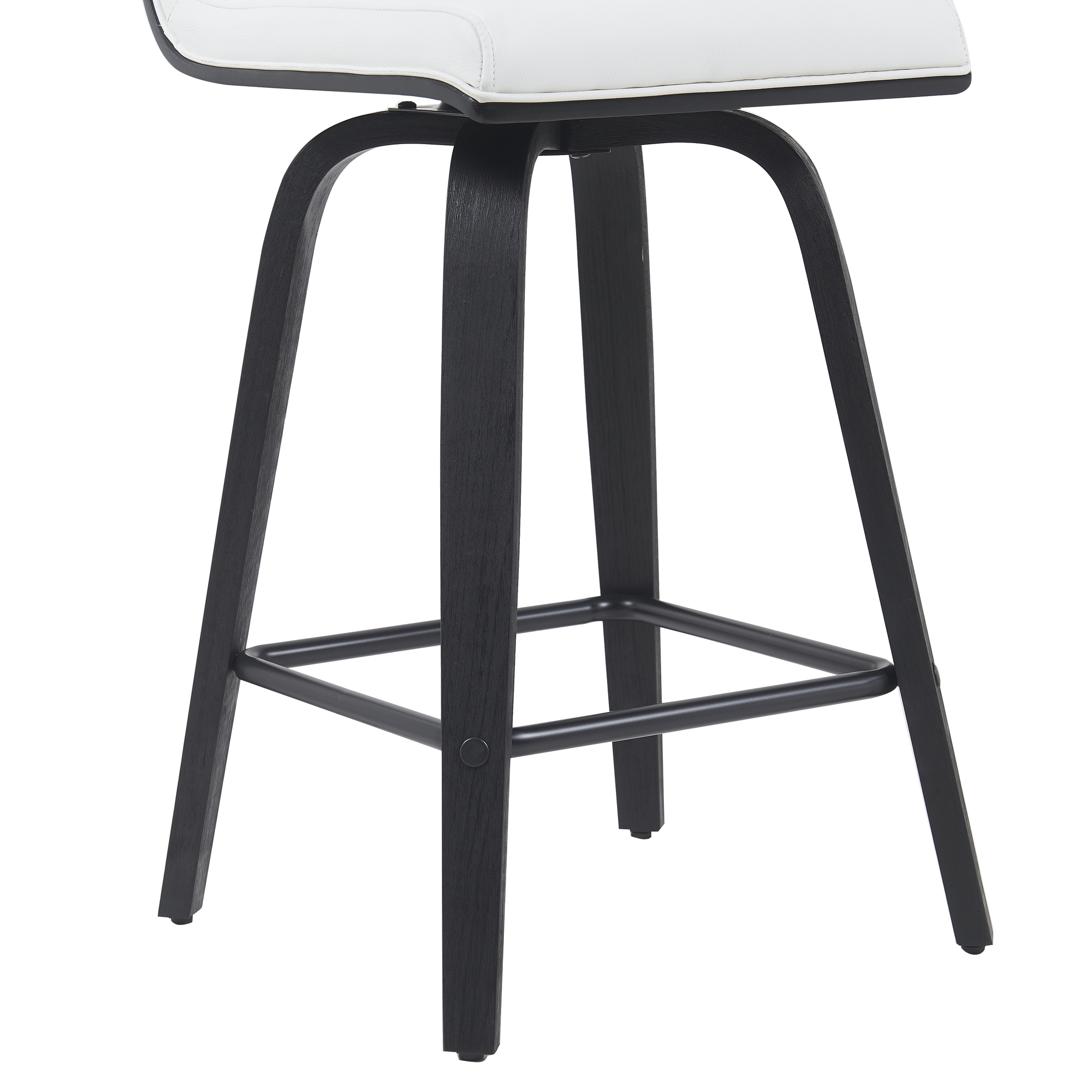 Armen Living Vienna Upholstered Swivel Counter Stool