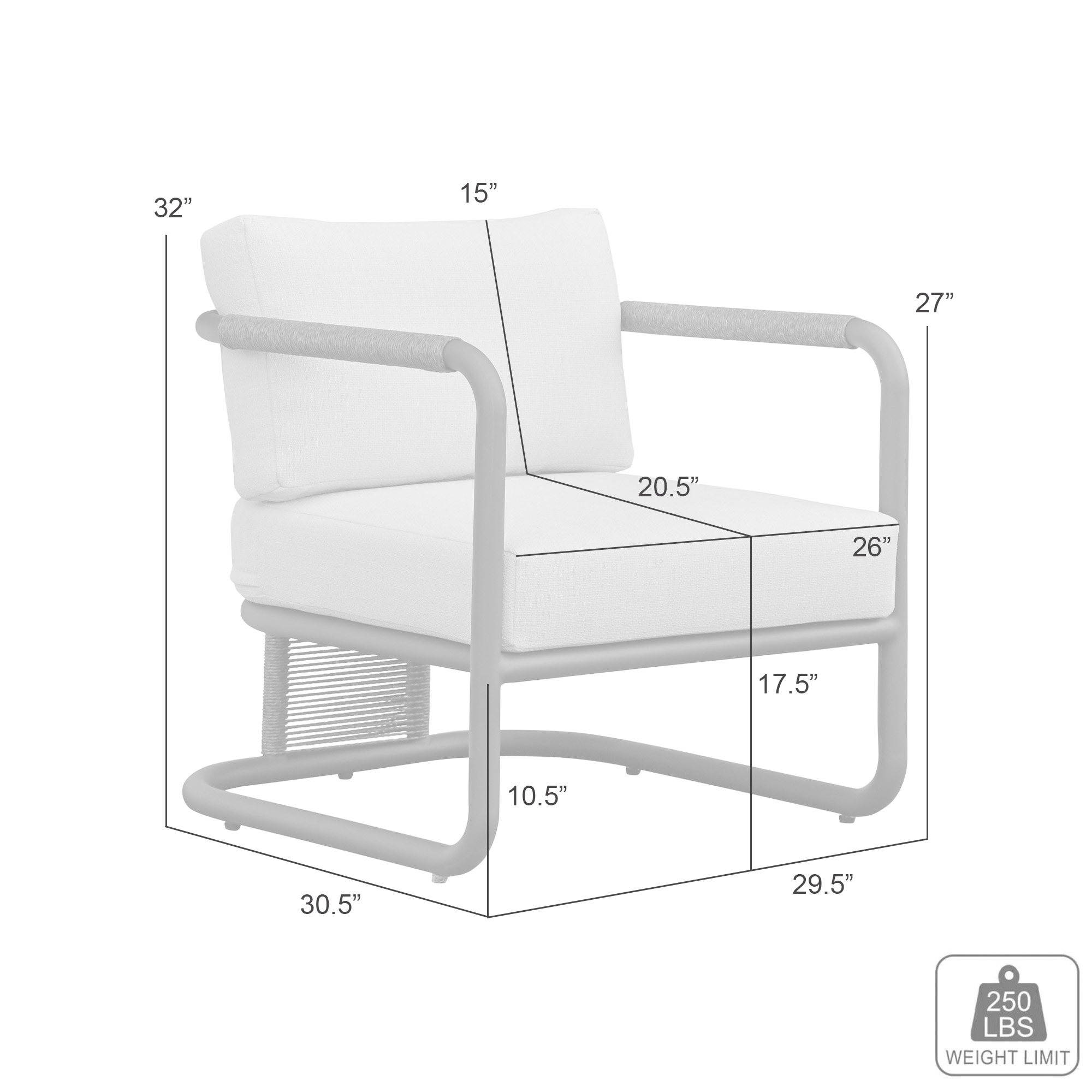 Outdoor Club Chair
